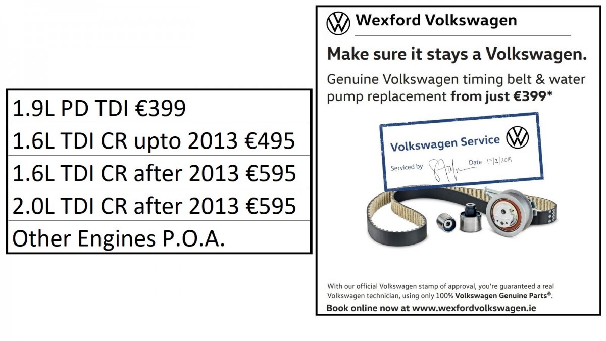 Book a Service - Wexford Volkswagen